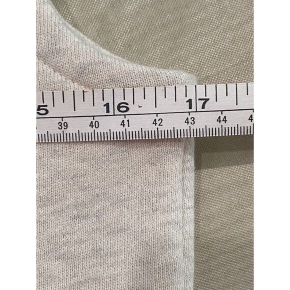 T By Talbots Vest Full Zip Mock Neck Fleece Lined Women's Size XS Ivory Cream - Picture 15 of 16